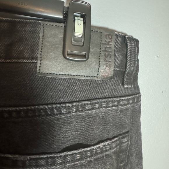 Bershka Black Flare Wide-Leg Jeans - Picture 9 of 11